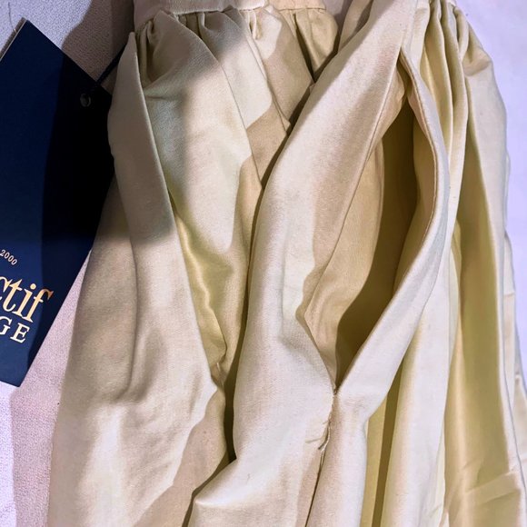 Collectif Retro Pinup Full Skirt Jasmine Seashell Border UK12/ US 8 MED NWT - Picture 5 of 15